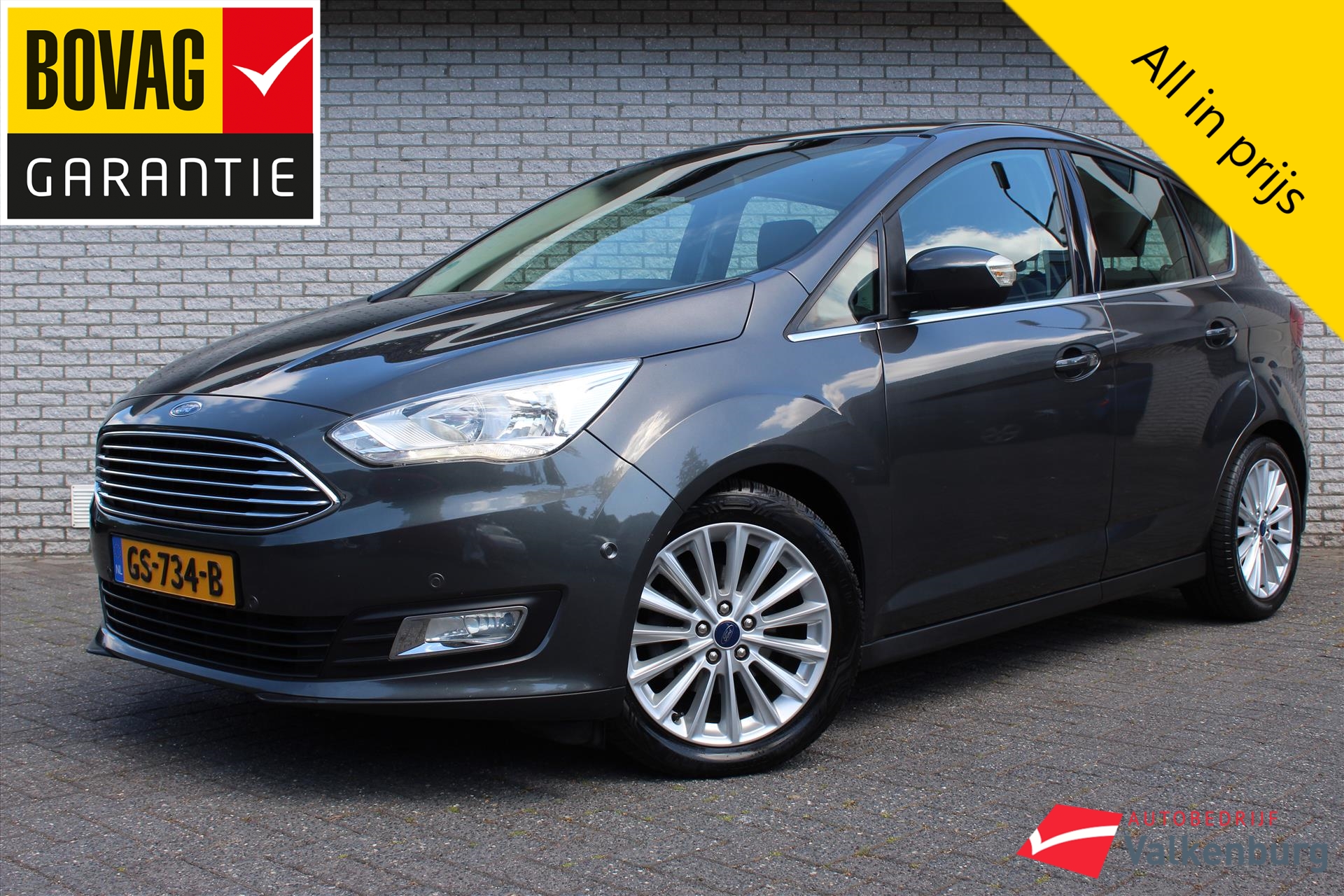 Afbeelding van de FORD C-Max 1.0 EcoBoost 125pk Titanium | Camera | PDC | Cruise | Climatronic | NAVI | LMV 17