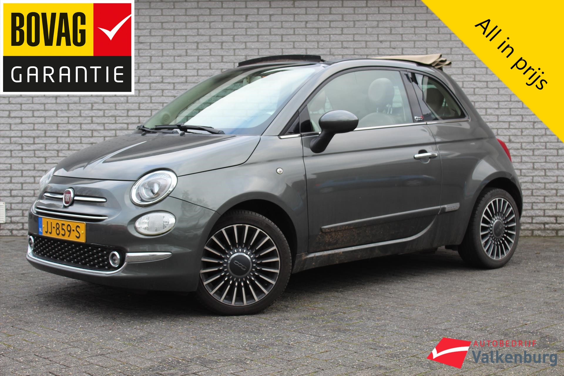 Afbeelding van de FIAT 500c 0.9 TwinAir Turbo Lounge | Cabrio | Airco | LMV 16