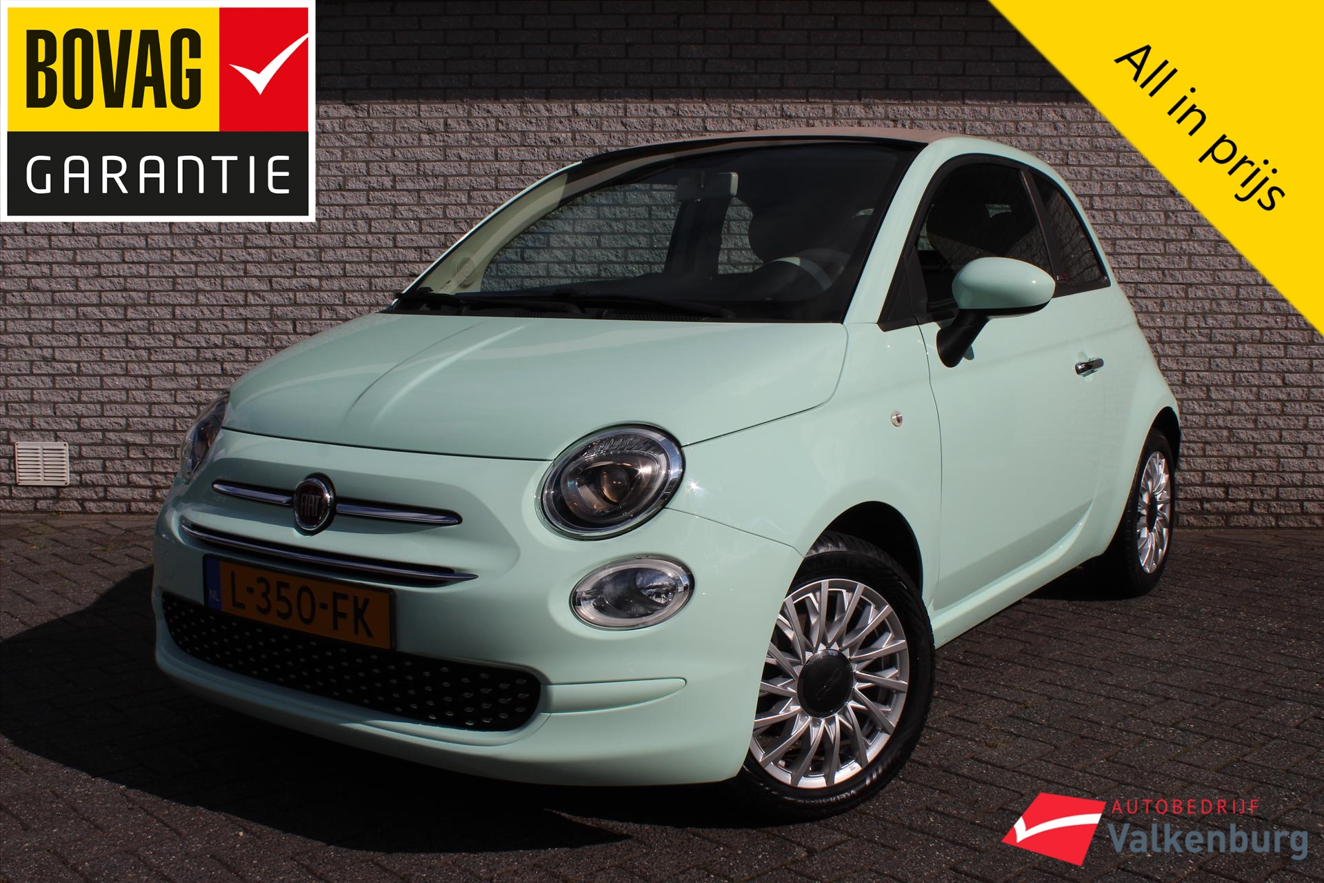 Afbeelding van de Fiat 500C 1.0 70pk Hybrid Launch Edition | Cabriolet | Cruise | NAVI | LMV 15