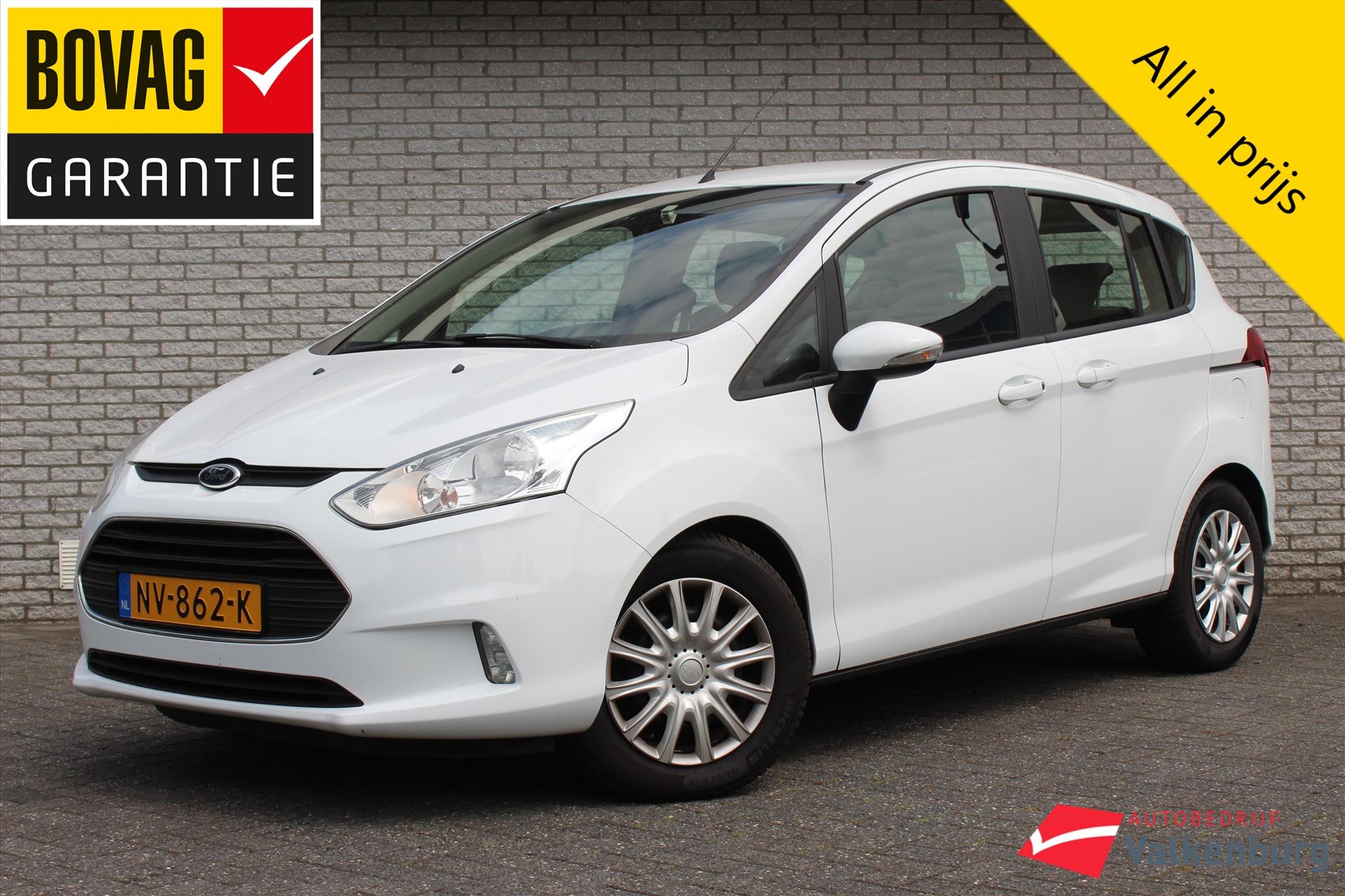 Afbeelding van de FORD B-Max 1.0 EcoBoost 100PK Style | NAVI | Airco | Start/Stop | Dealeronderhouden
