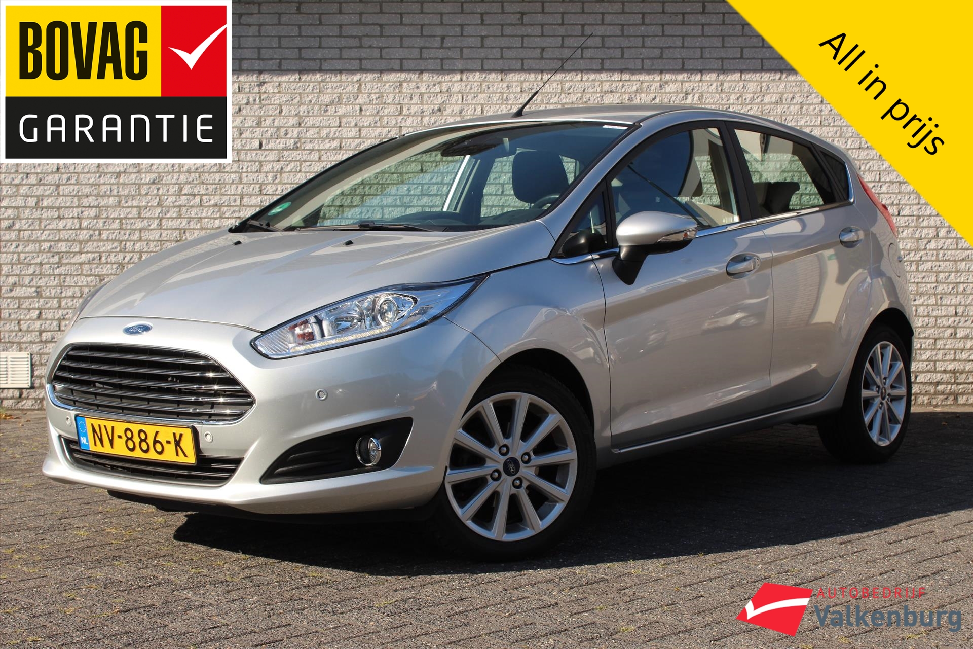 Afbeelding van de FORD Fiesta 1.0 EcoBoost 100PK 5D S/S PowerShift Titanium Automaat!!
