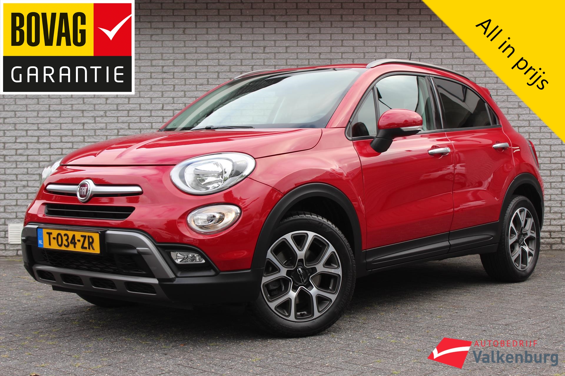 Afbeelding van de FIAT 500X Cross 1.4 Turbo MultiAir Cross | Cruise | Navi | Parkeersensoren | Stoelverwarming 